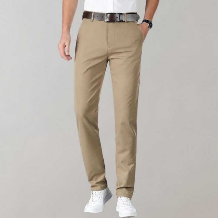 Drune | Chinos Slim Fit Baumwollmischung Flache Front Business Lässig Stil