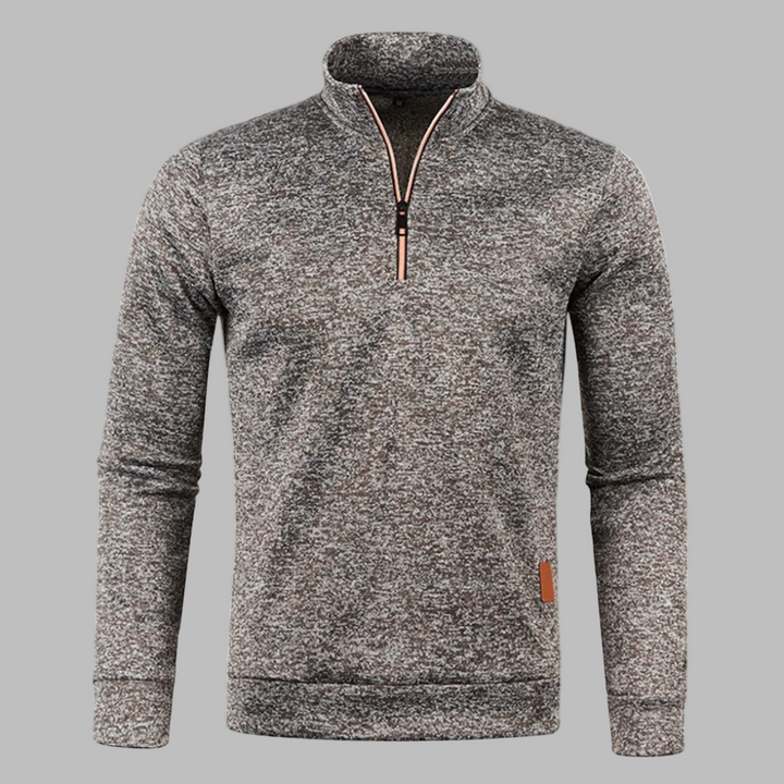 Drune | Herren Sommerpullover mit Reißverschluss