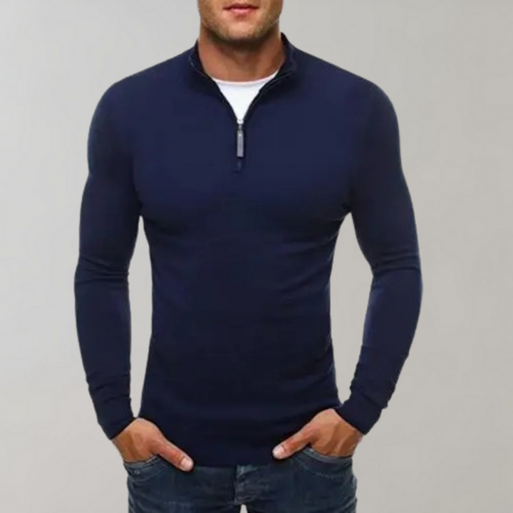 Drune | Herren Kapuzenpullover Mit Reißverschluss Detail