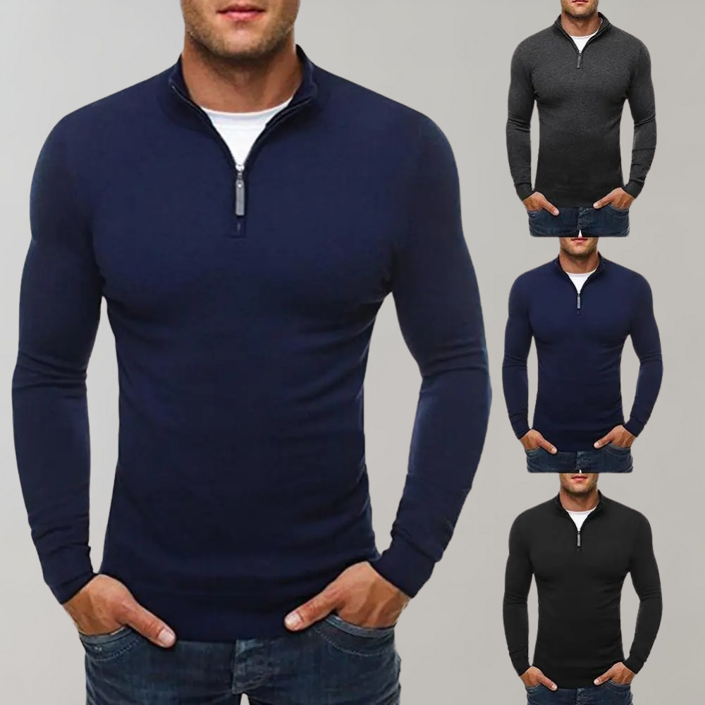 Drune | Herren Kapuzenpullover Mit Reißverschluss Detail