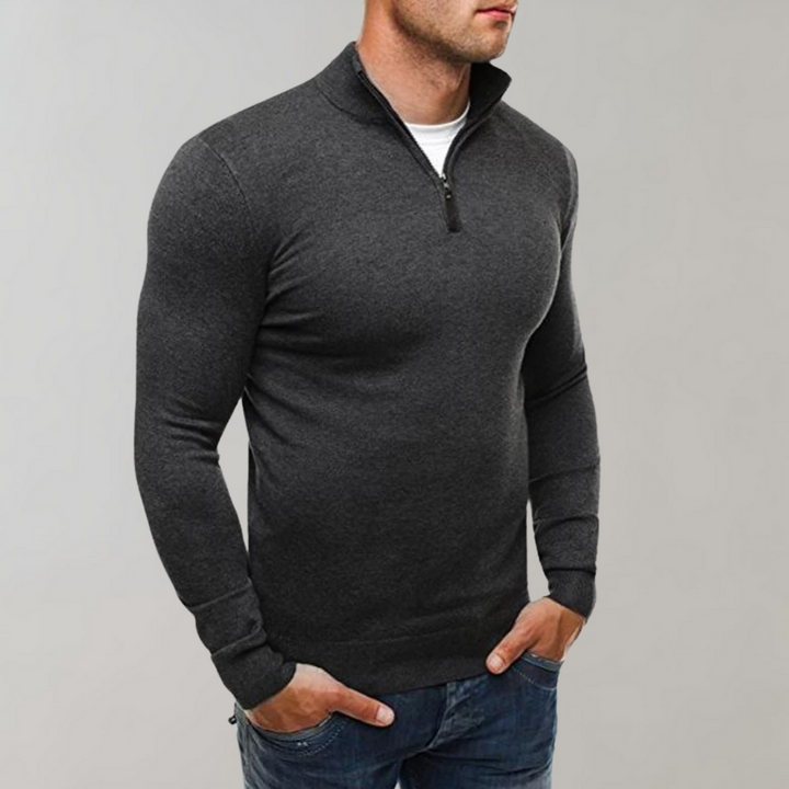 Drune | Herren Kapuzenpullover Mit Reißverschluss Detail