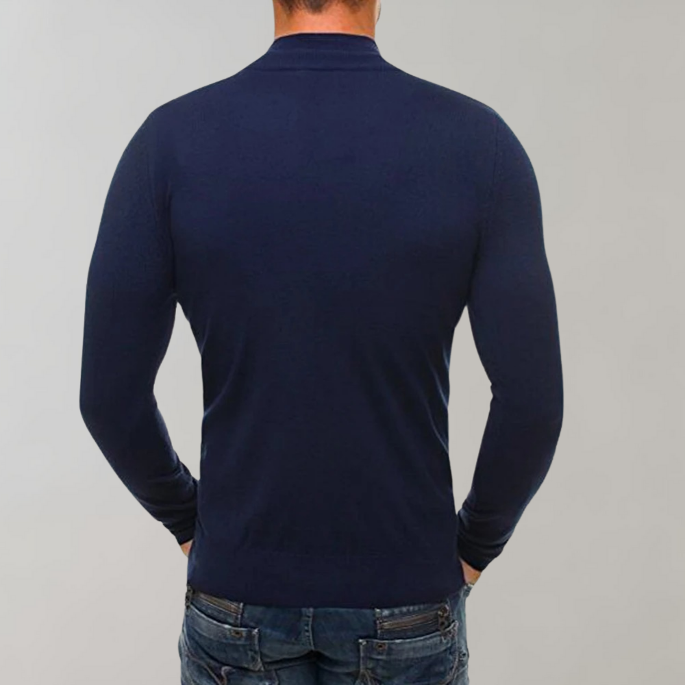 Drune | Herren Kapuzenpullover Mit Reißverschluss Detail