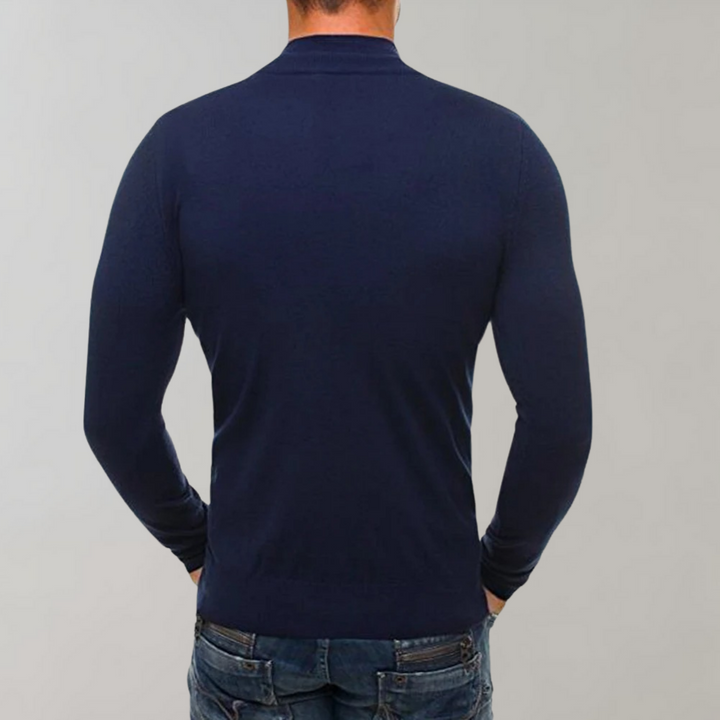 Drune | Herren Kapuzenpullover Mit Reißverschluss Detail