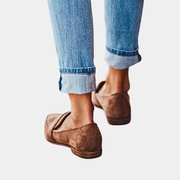Drune | Slipper Loafers Wildlederlook Für Damen