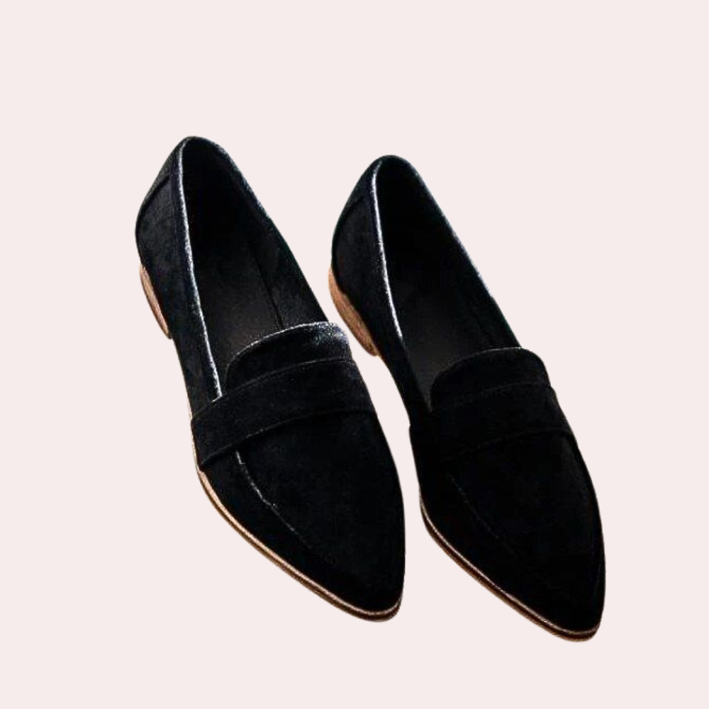 Drune | Slipper Loafers Wildlederlook Für Damen