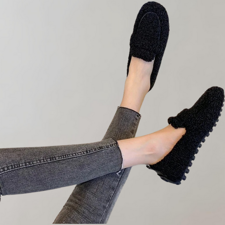 Drune |  Weicher Plüsch-Slipper für Damen