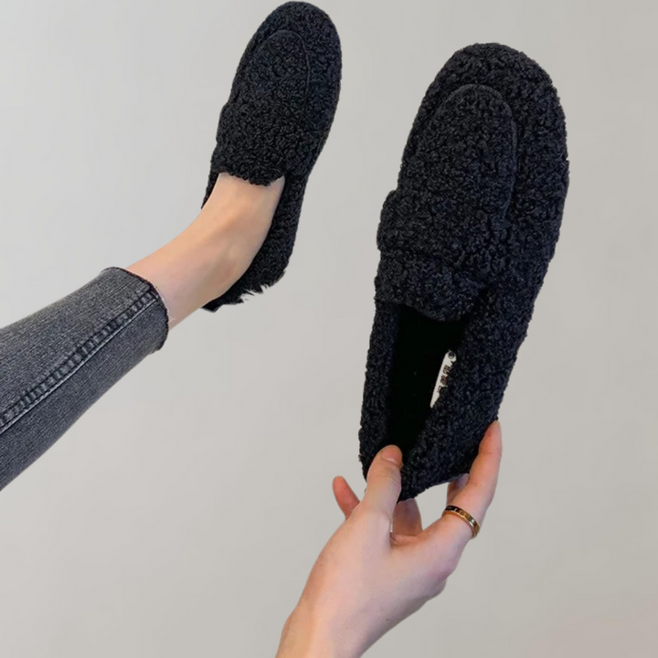 Drune |  Weicher Plüsch-Slipper für Damen
