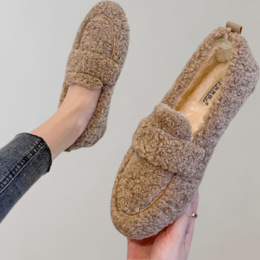Drune |  Weicher Plüsch-Slipper für Damen