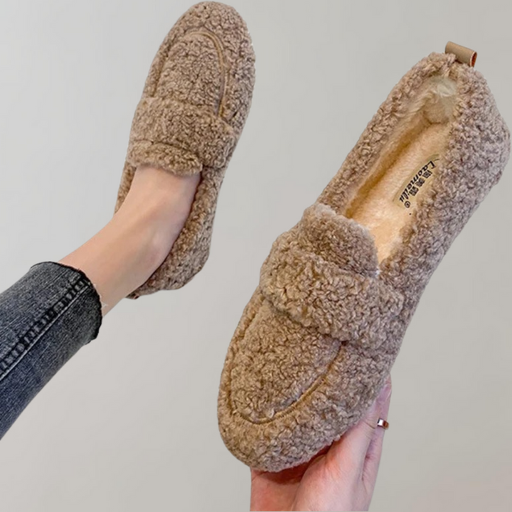 Drune |  Weicher Plüsch-Slipper für Damen