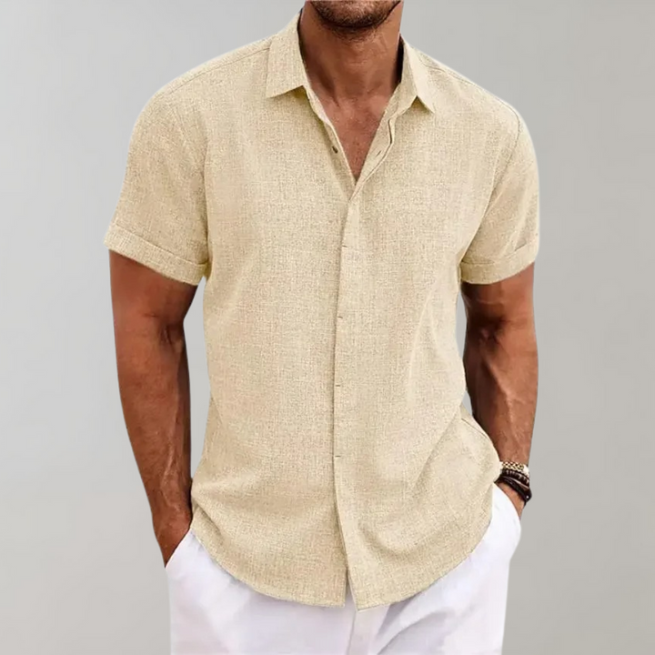 Drune | Einfarbiges Poloshirt für Männer