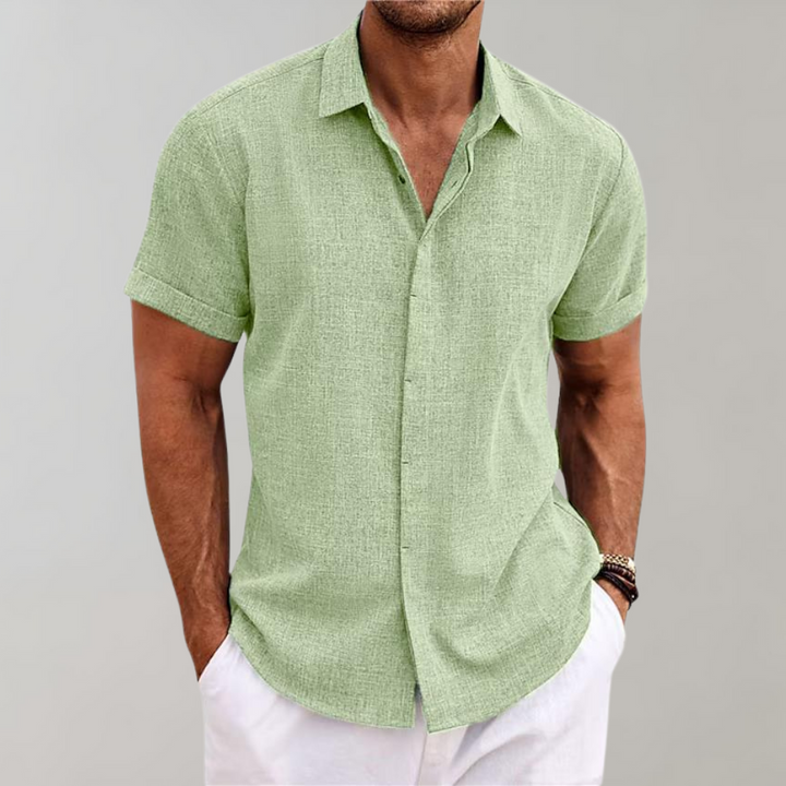 Drune | Einfarbiges Poloshirt für Männer