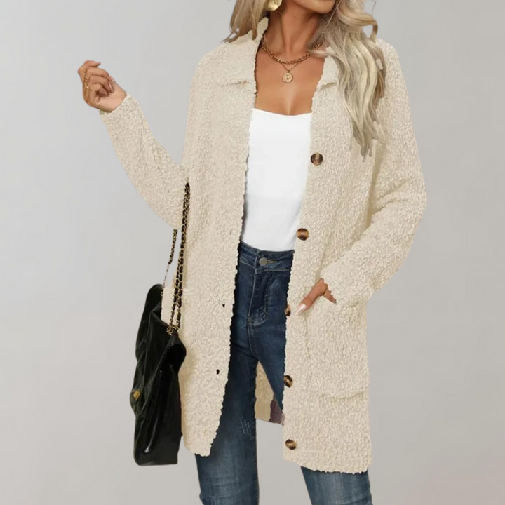 Drune | Langes Damen Teddyweste