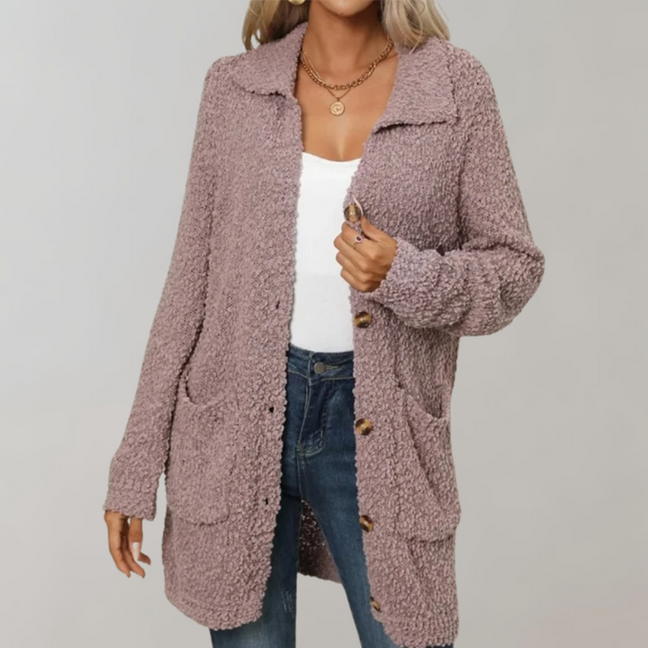 Drune | Frauen Freizeit Langer Cardigan mit Taschen
