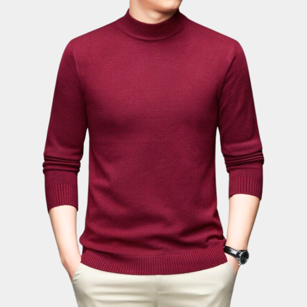 Drune | Roter Herrenpullover