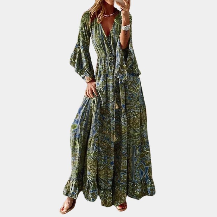 Drune | Boho Lange Kleid Für Frauen