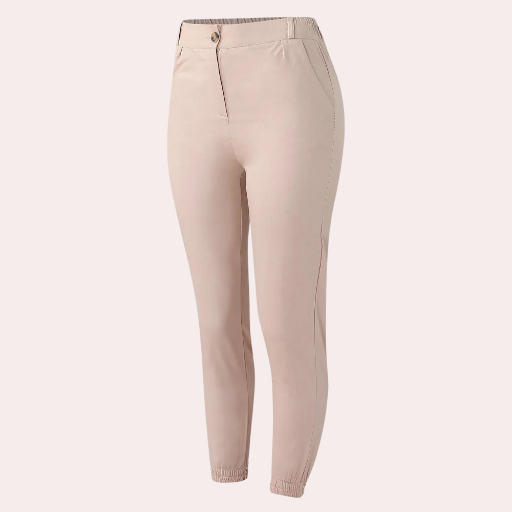 Drune | Chino Jogger Hose - Bequeme Stoffhose mit Bündchen & Slim Fit Look für Alltag & Büro