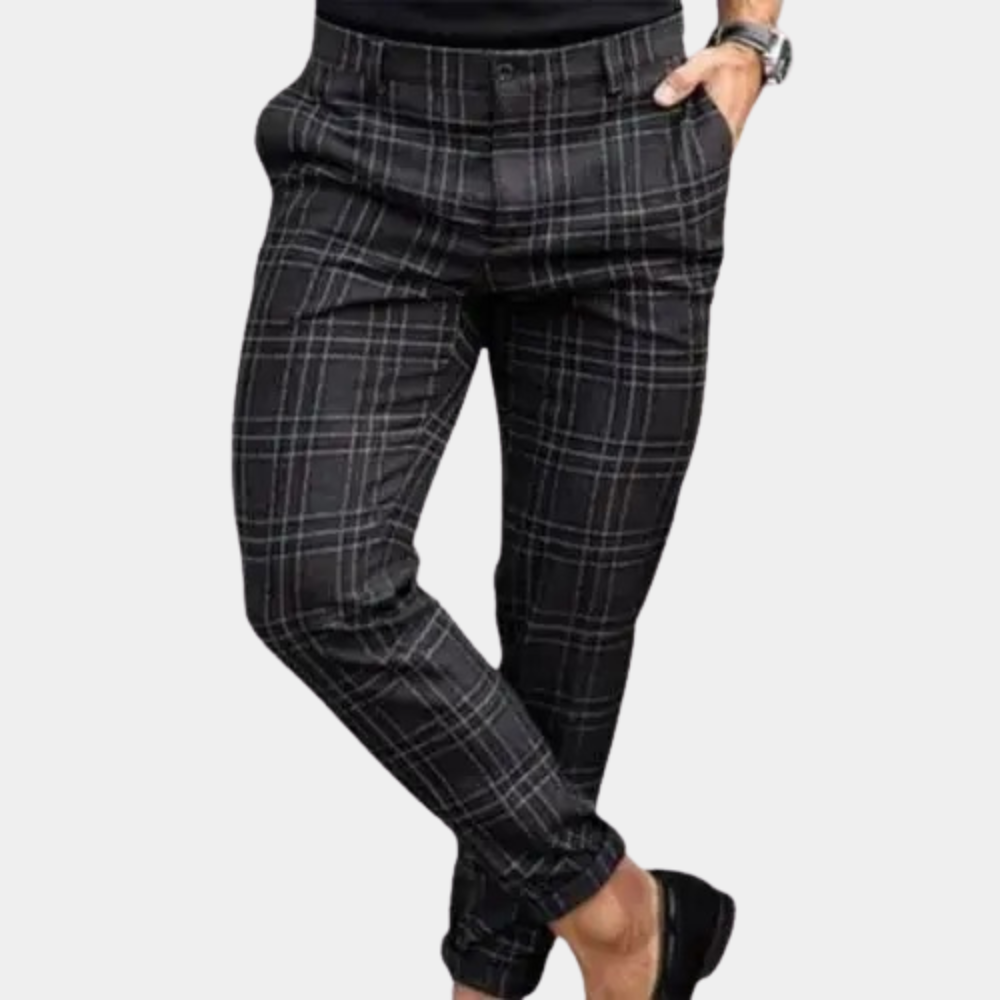 Drune | Slim Fit Chinohose für Herren - Elegante Freizeithose mit Stretch