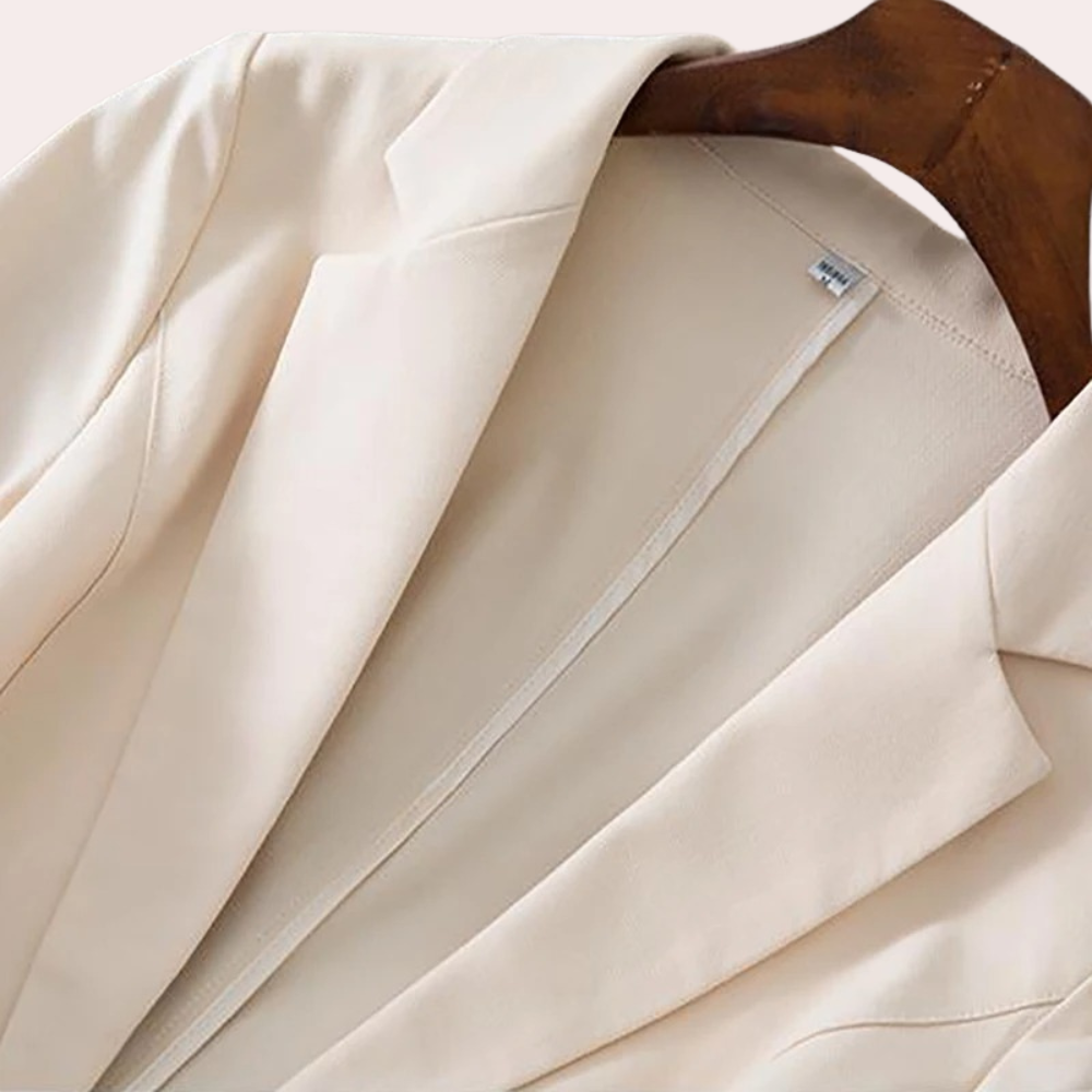 Drune | Blazer mit 3/4 Ärmeln Polyester Elegant und Vielseitig