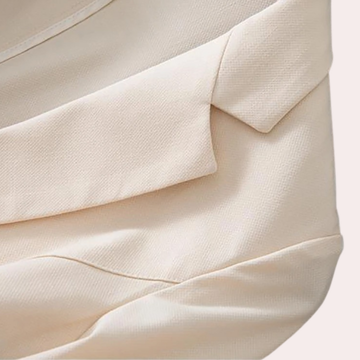 Drune | Blazer mit 3/4 Ärmeln Polyester Elegant und Vielseitig