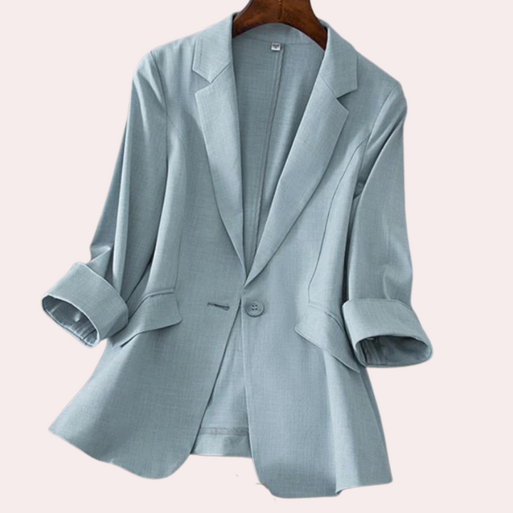 Drune | Blazer mit 3/4 Ärmeln Polyester Elegant und Vielseitig