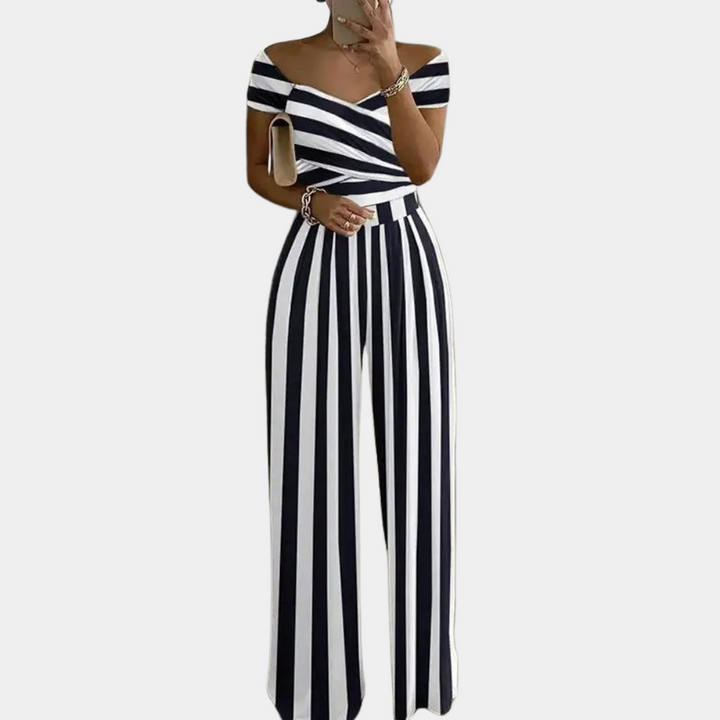 Drune | Stilvoller Off-Shoulder Jumpsuit Für Frauen