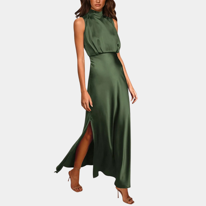 Drune | Elegantes Damenkleid mit Schlitz