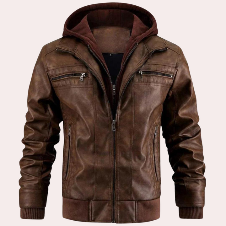 Drune | Klassische Herrenjacke mit Kapuze