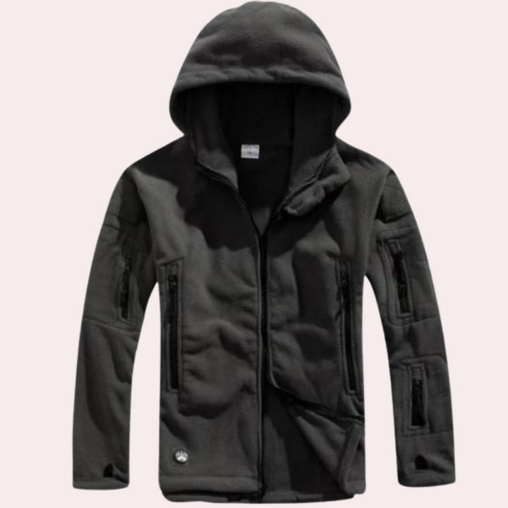 Drune | Kuschelige, Warme Fleecejacke mit Kapuze