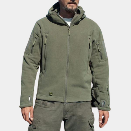 Drune | Kuschelige, Warme Fleecejacke mit Kapuze