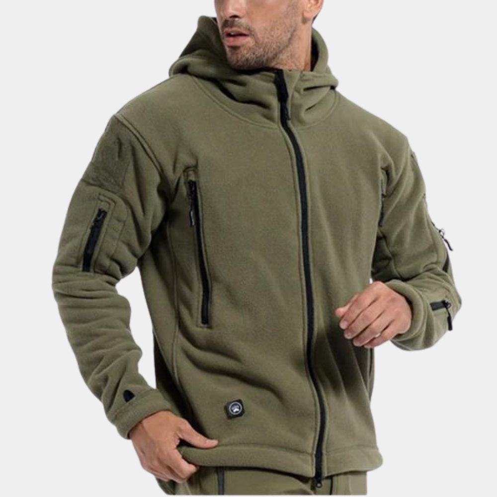 Drune | Kuschelige, Warme Fleecejacke mit Kapuze