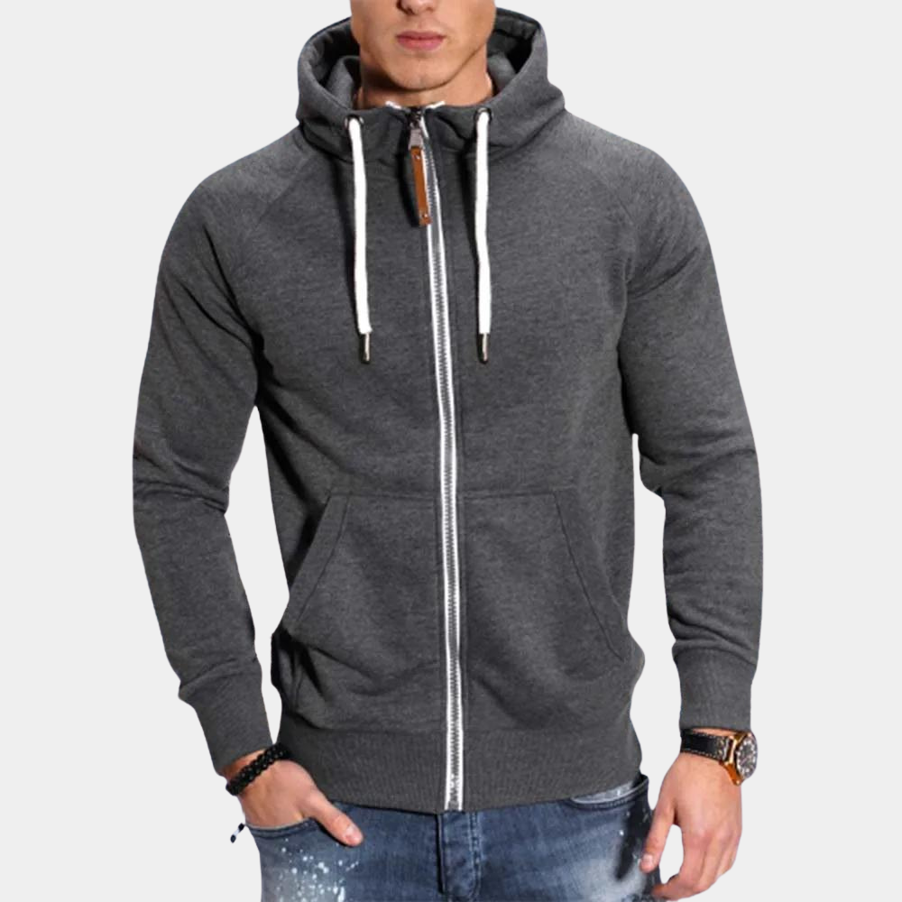 Drune | Warme Fleecejacke mit Kapuze
