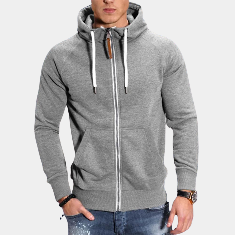 Drune | Warme Fleecejacke mit Kapuze