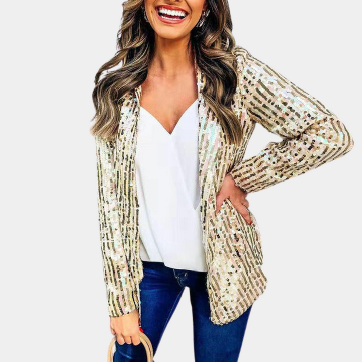 Drune | Stylischer Blazer mit Pailletten für Frauen