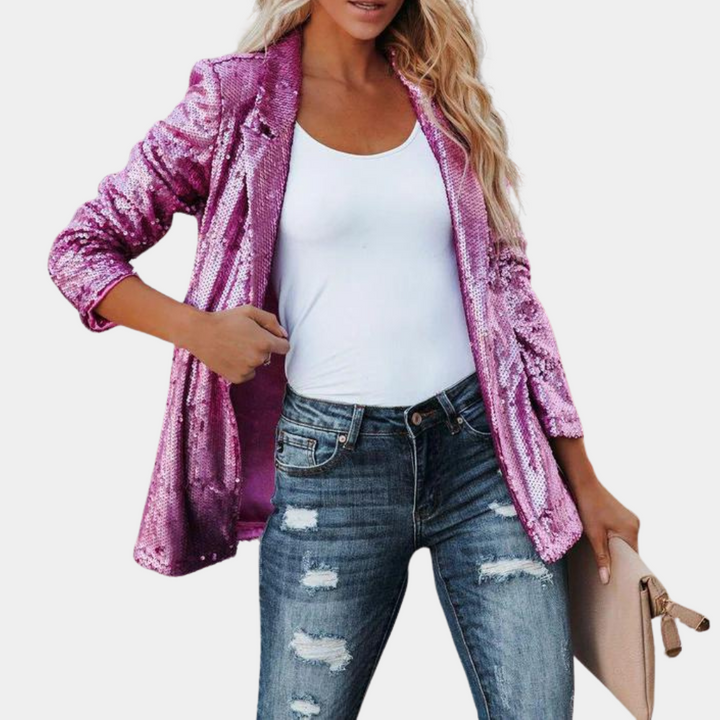 Drune | Stylischer Blazer mit Pailletten für Frauen
