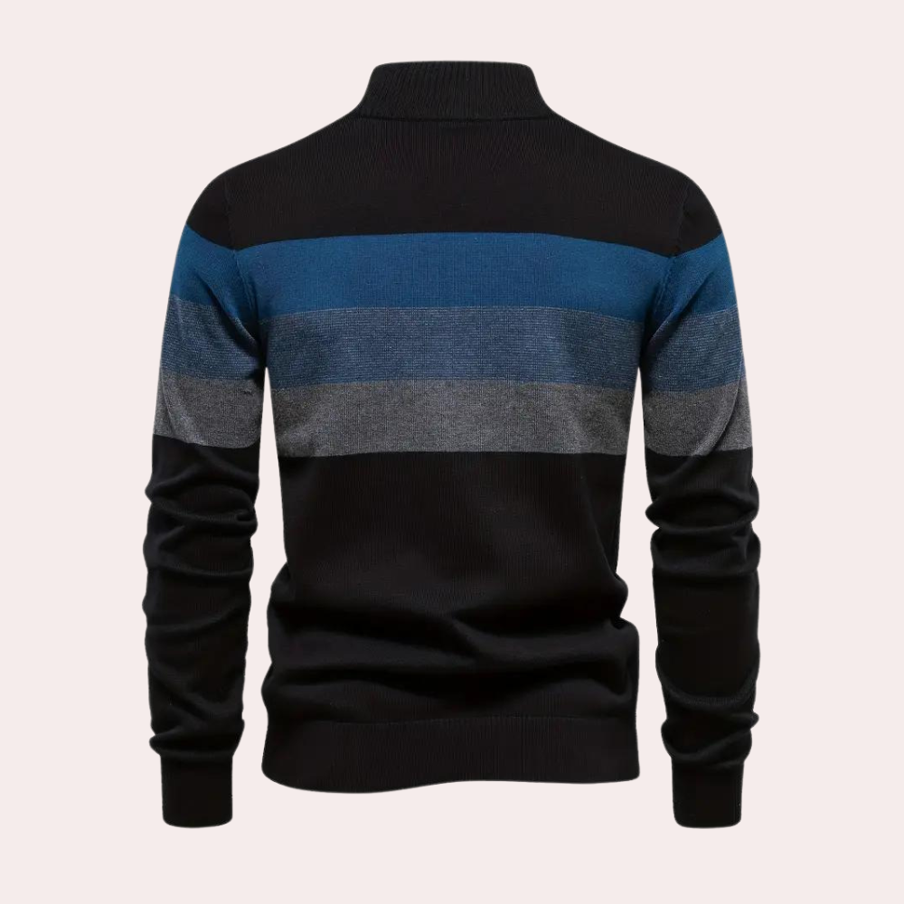 Drune | Stylischer Color Block Kapuzenpullover