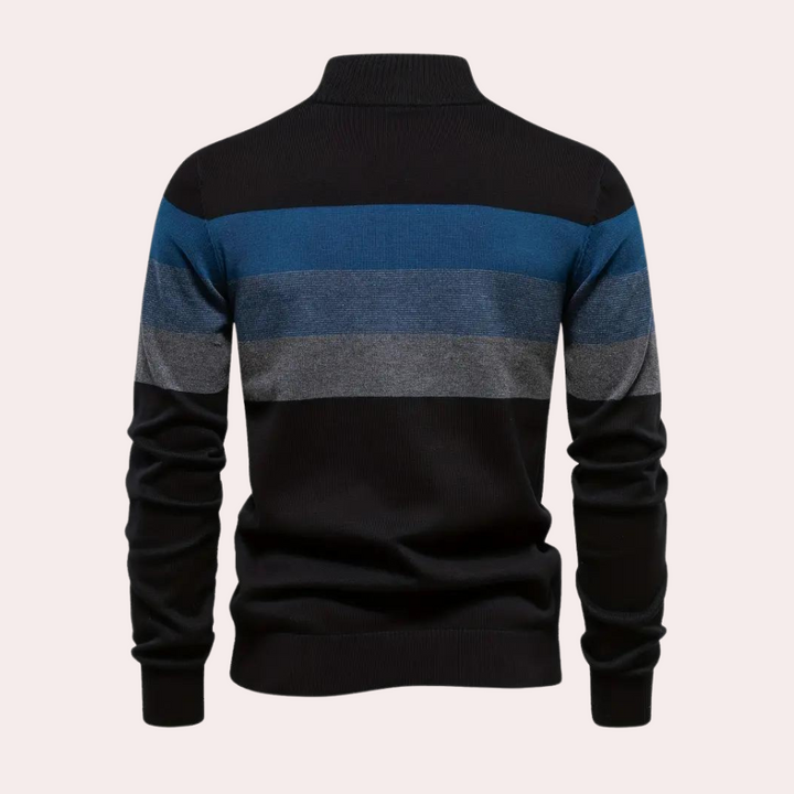 Drune | Stylischer Color Block Kapuzenpullover