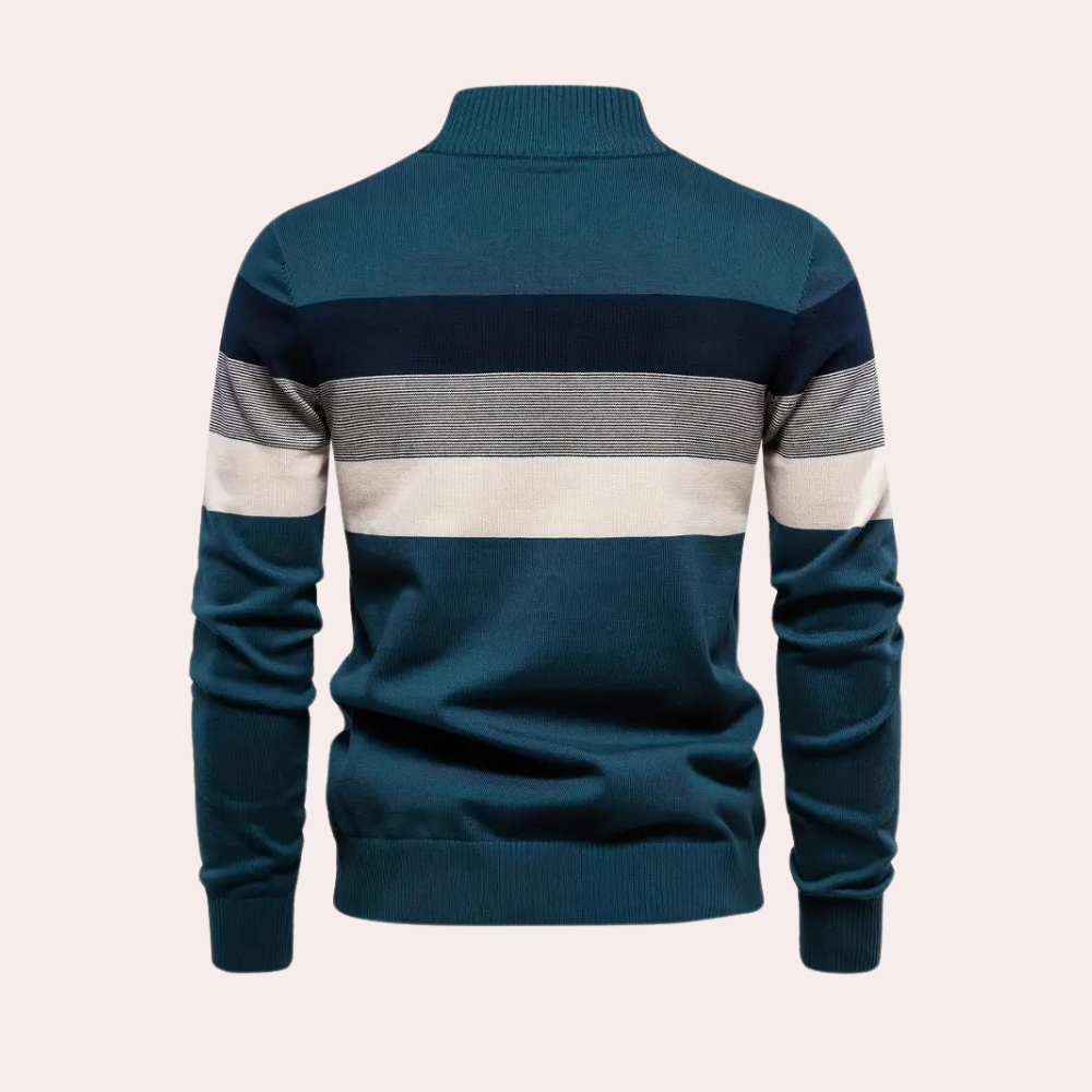 Drune | Stylischer Color Block Kapuzenpullover