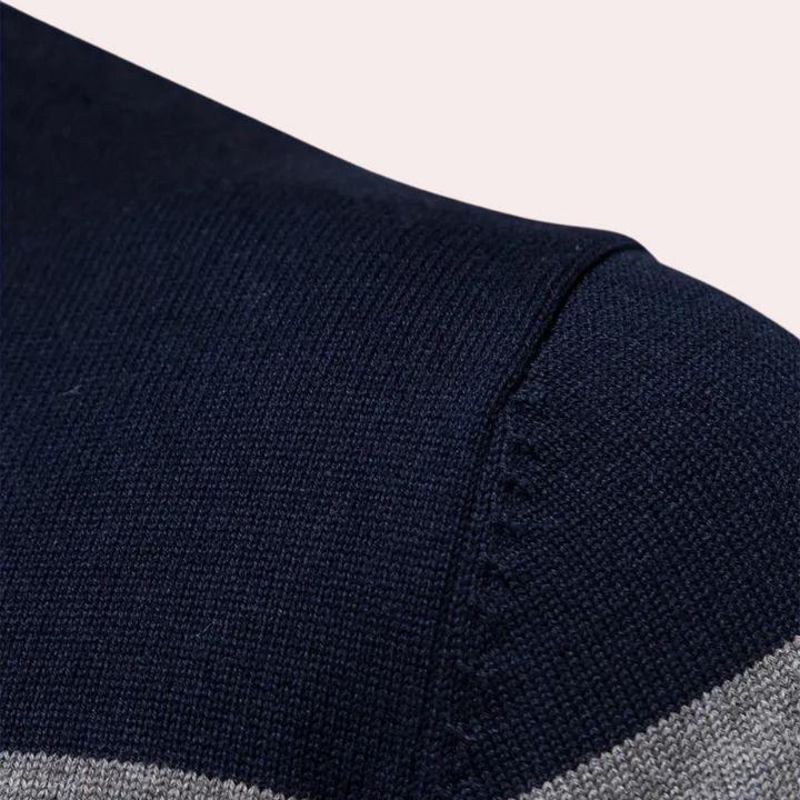 Drune | Stylischer Color Block Kapuzenpullover