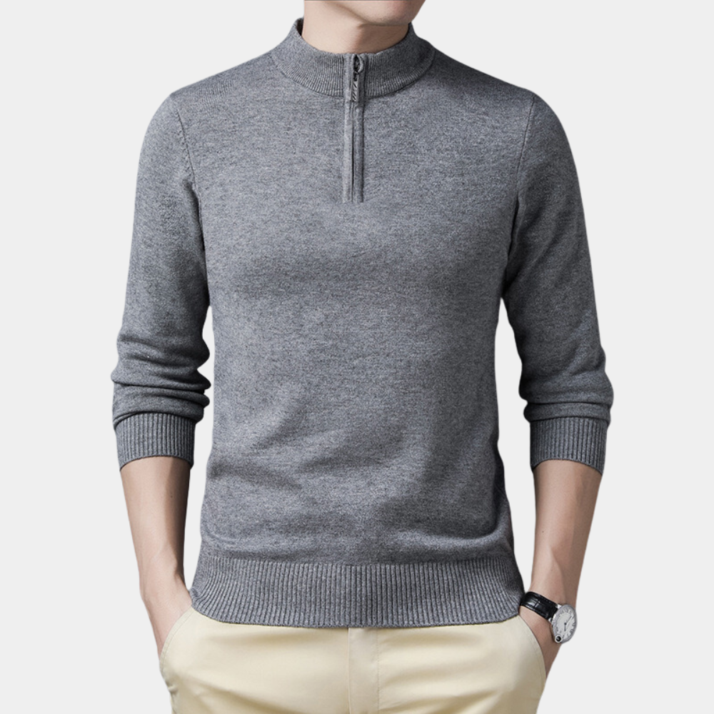 Drune | Stilvoller HerrenKapuzenpullover mit Reißverschluss