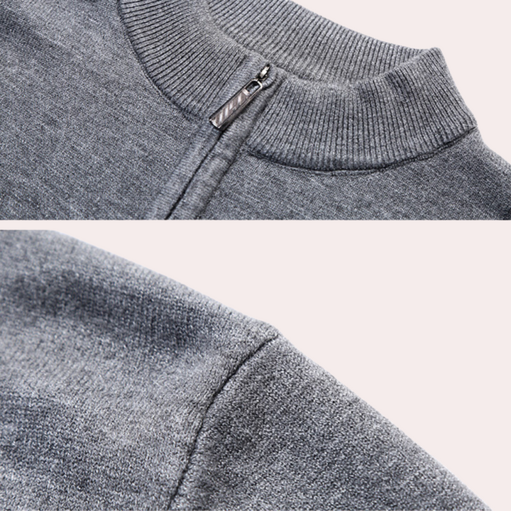 Drune | Stilvoller HerrenKapuzenpullover mit Reißverschluss