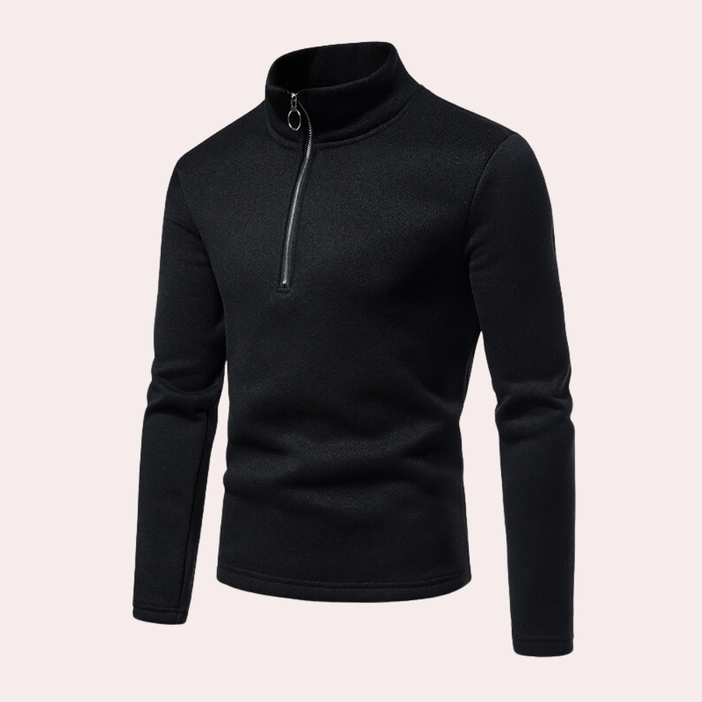 Drune | Herrenpullover mit Reißverschluss