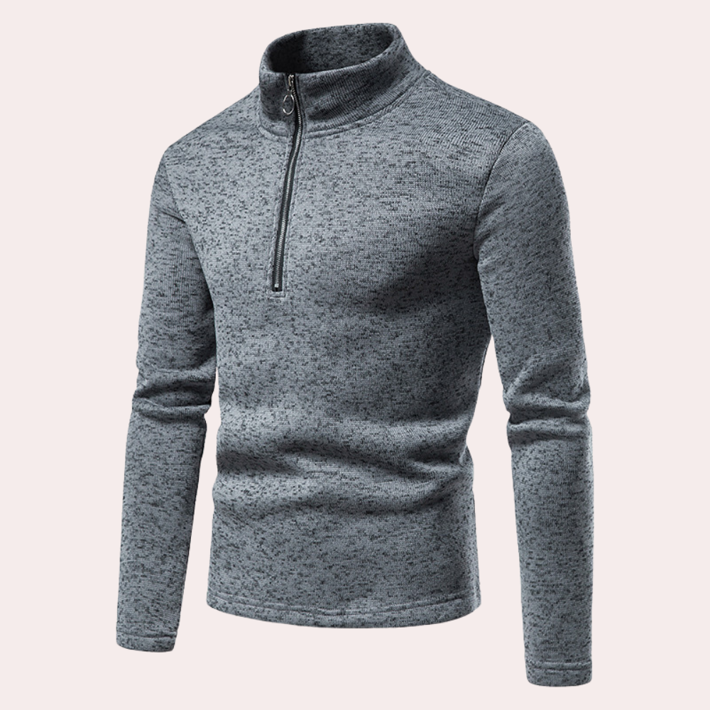 Drune | Herrenpullover mit Reißverschluss