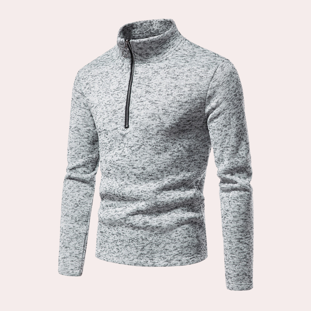 Drune | Herrenpullover mit Reißverschluss