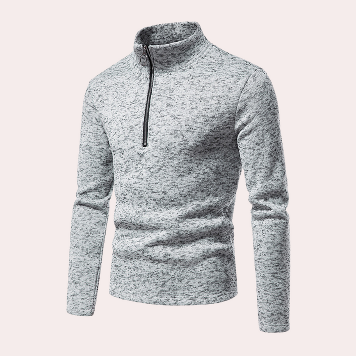 Drune | Herrenpullover mit Reißverschluss