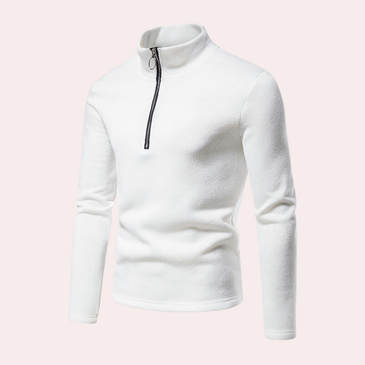 Drune | Herrenpullover mit Reißverschluss