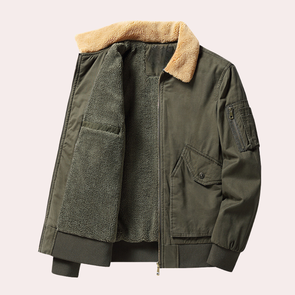 Drune | Herren Bomberjacke mit Vielen Taschen