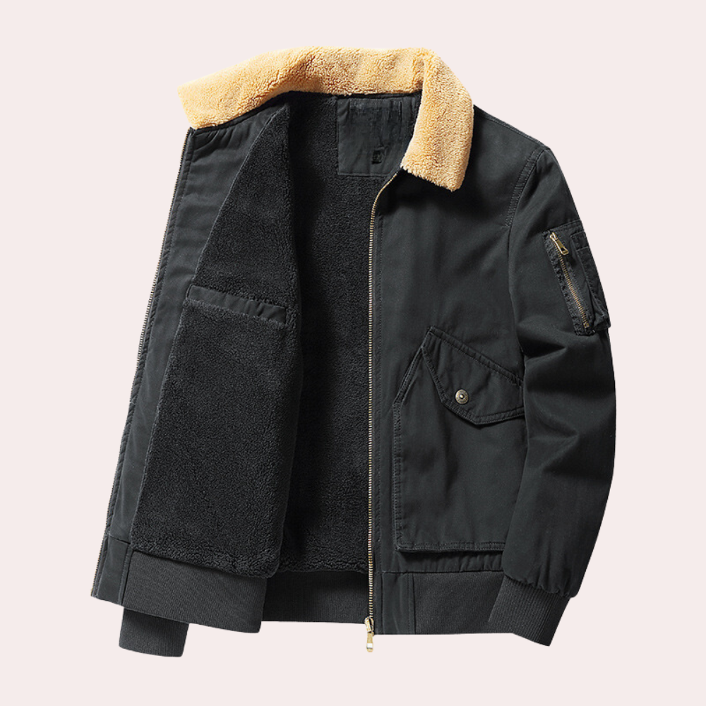 Drune | Herren Bomberjacke mit Vielen Taschen