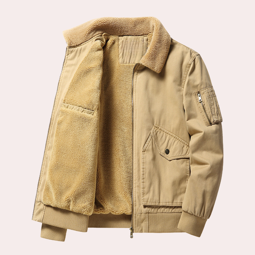 Drune | Herren Bomberjacke mit Vielen Taschen