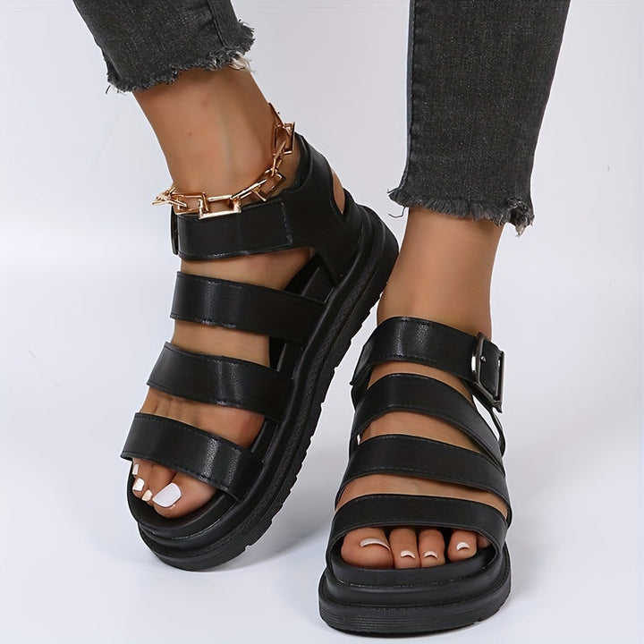 Drune | Sandalen mit Schnallenriemen