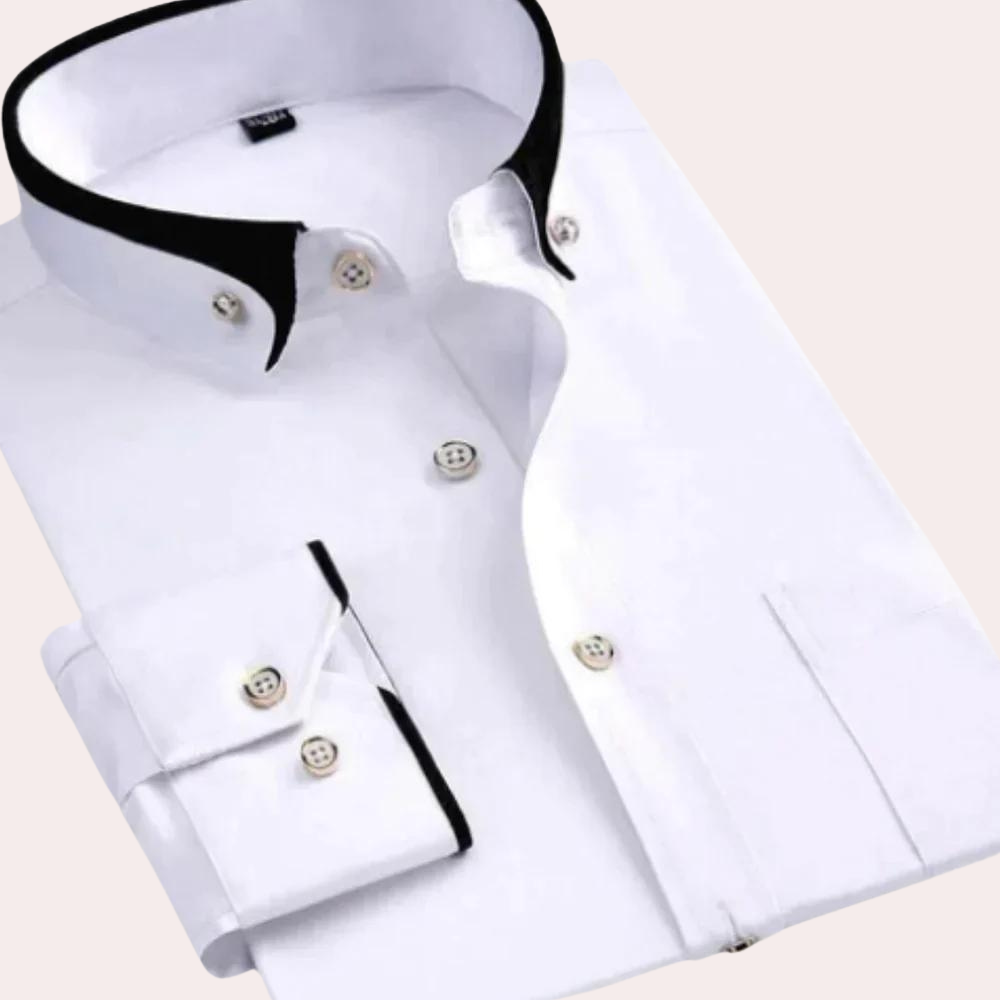 Drune | Elegantes Herrenhemd mit Knöpfen